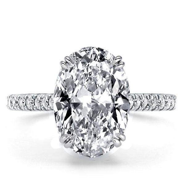Italo Oval Cut Engagement Ring Affordable With Double Prong, White
Italo Oval Cut Engagement Ring Affordable With Double Prong, White