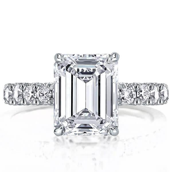 Classic Royal Engagement Ring (4.64 CT. TW.), White