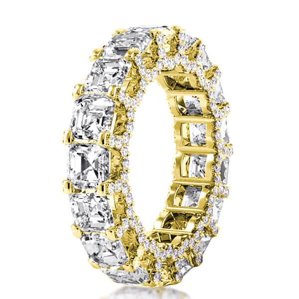 Eternity Golden Wave Wedding Band (2.56 CT. TW.), White
