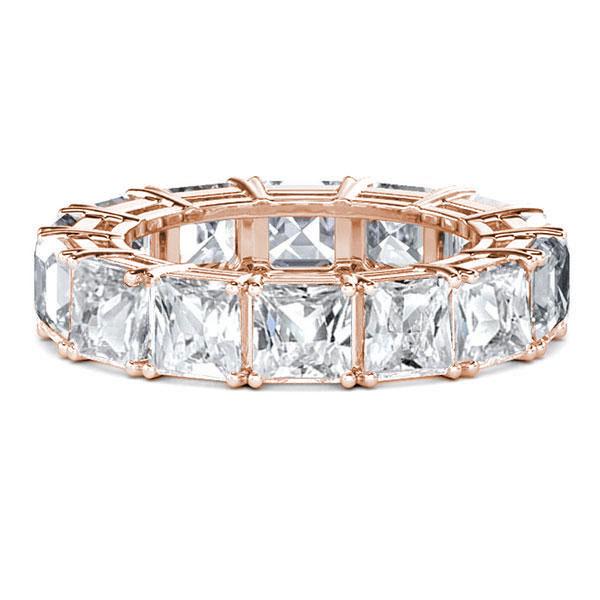 

Rose Gold Eternity Wedding Band (8.82 CT. TW.), White