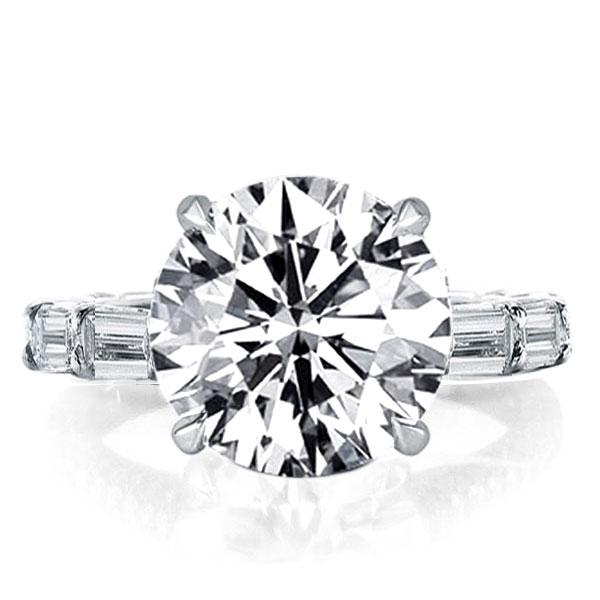 

Eternity Created White Sapphire Engagement Ring