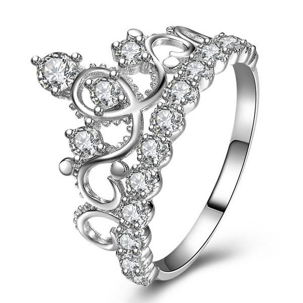 

Italo Crown Created White Sapphire Engagement Ring