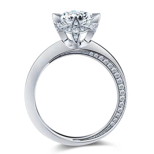 

Italo Starry & Moon Created White Sapphire Engagement Ring