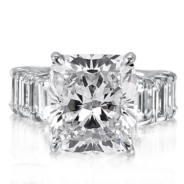 

Italo Cushion Created White Sapphire Engagement Ring