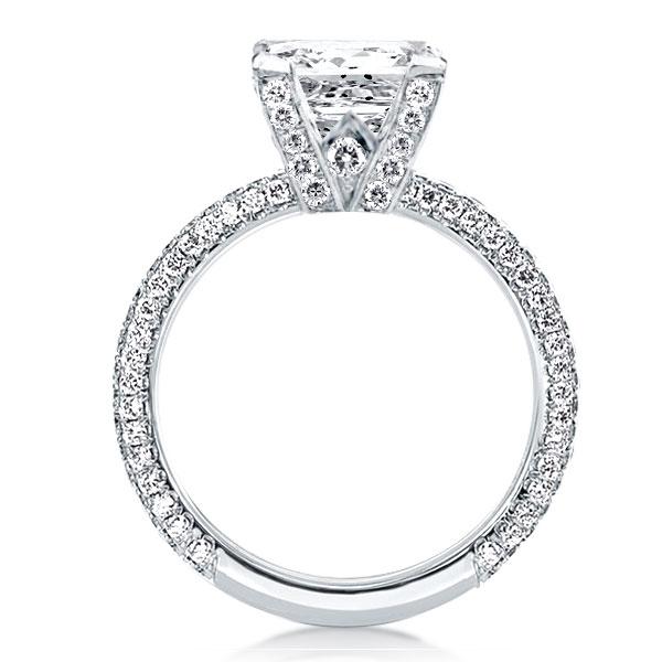 Pave Shank Round Engagement Ring(4.35 CT. TW.) от Italojewerly WW