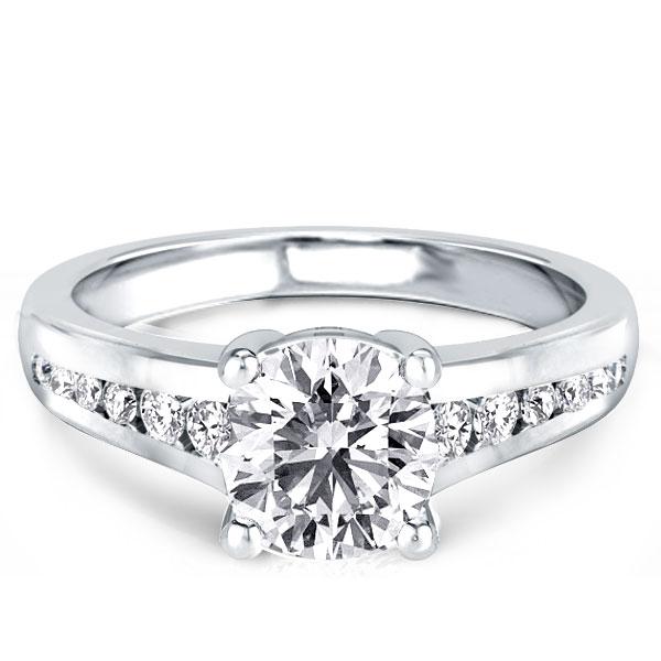 

Classic Round Engagement Ring(3.25 CT. TW.), White