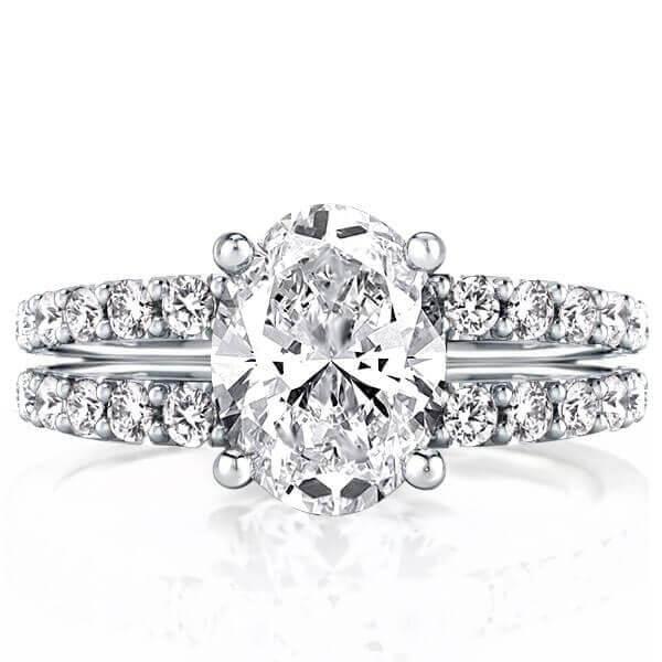 

Split Shank Engagement Ring (4.48 CT. TW.), White