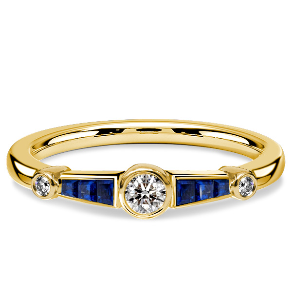 

Italo Golden Bezel Setting Vintage Engagement Rings For Women Promise Ring, White