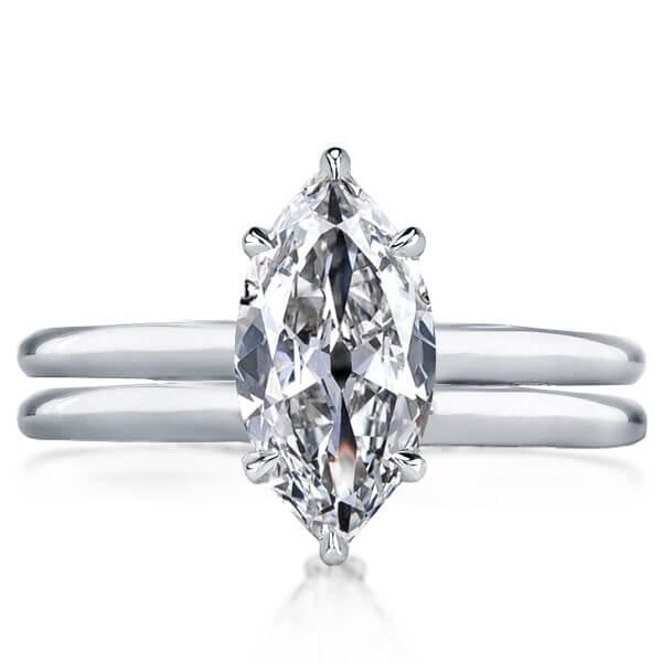 

Italo Solitaire Created White Sapphire Bridal Set