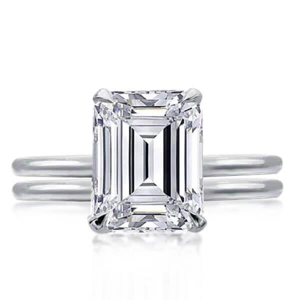 

Italo Solitaire Created White Sapphire Bridal Set