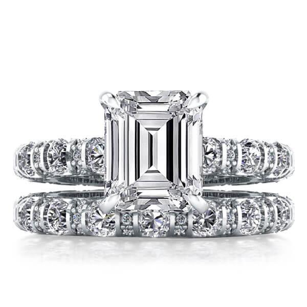

Italo Eternity Created White Sapphire Bridal Set