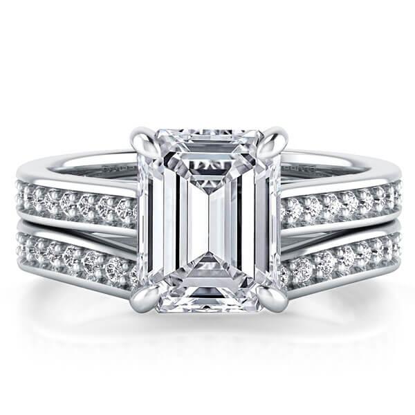 

Italo Classic Created White Sapphire Bridal Set