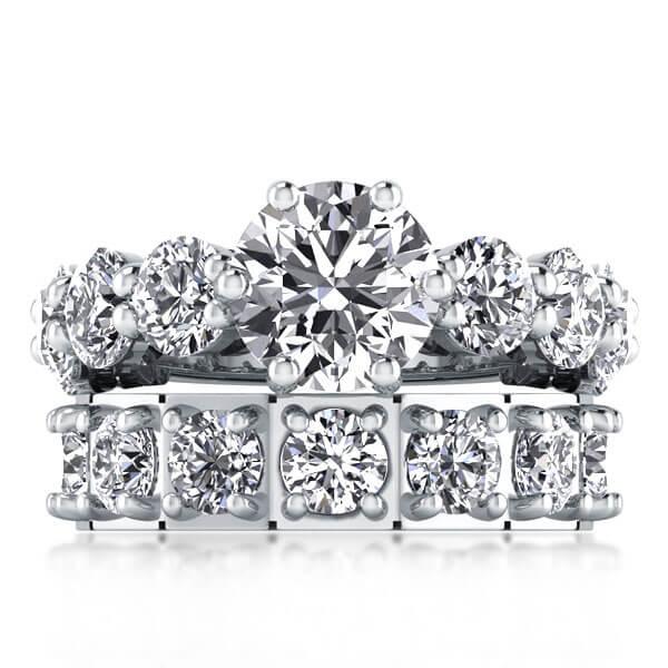 

Classic Created White Sapphire Bridal Set