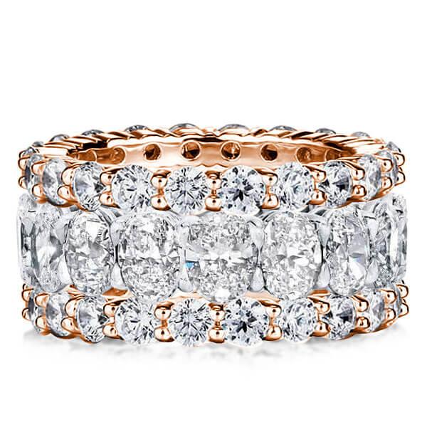 

Eternity Two Tone Stackable Band Set (41.90 CT. TW.), White