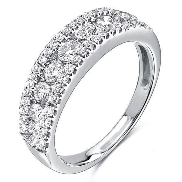 

Italo Classic Created White Sapphire Wedding Band
