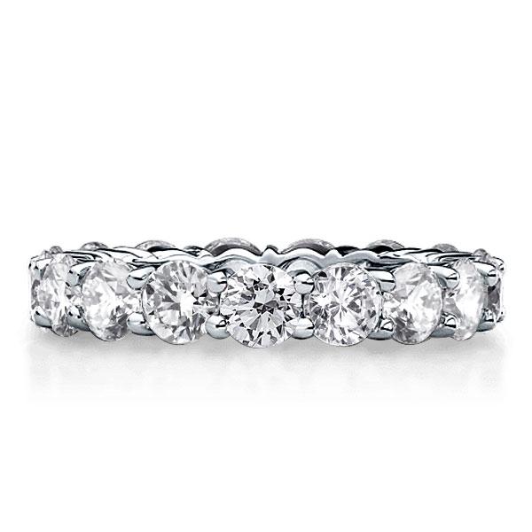 

Italo Eternity Wedding Band For Women Stackable Band Ring, White