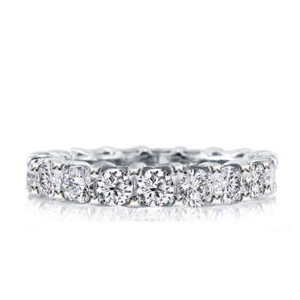 

Italo U-Prong Eternity Created White Sapphire Wedding Band