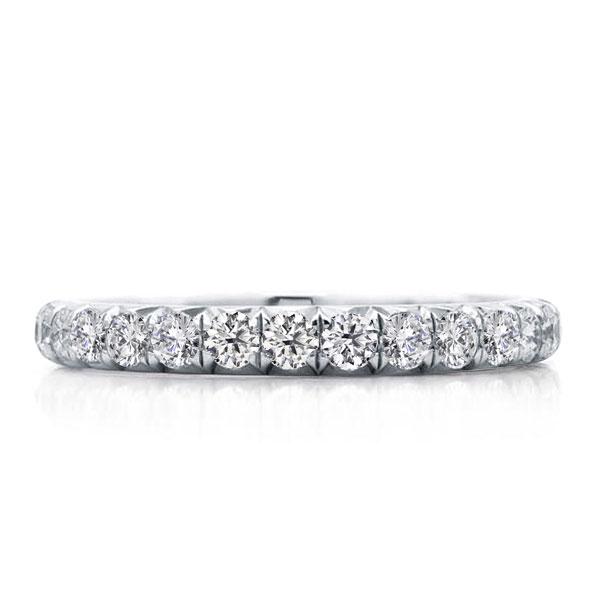 

Italo Eternity Created White Sapphire Wedding Band