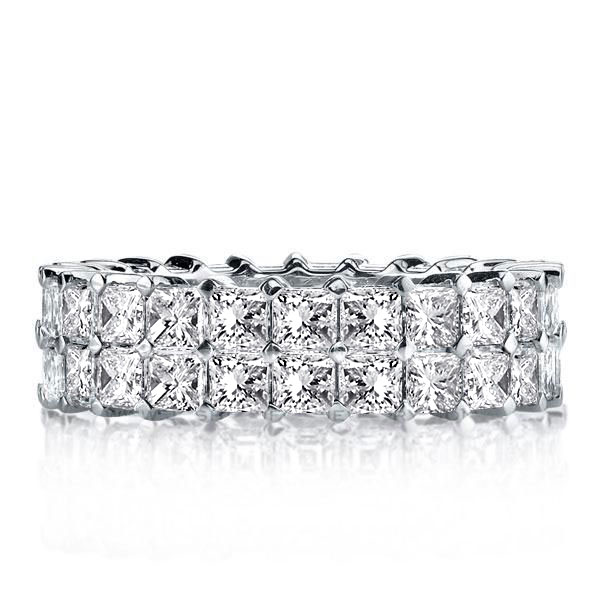 

Italo Double Row Eternity Created White Sapphire Wedding Band