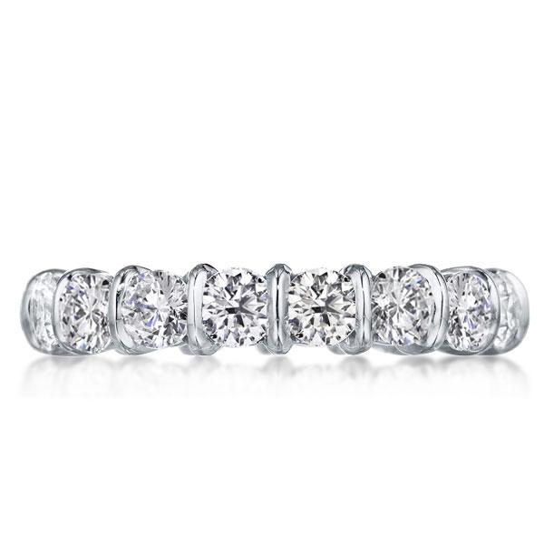 

Italo Eternity Created White Sapphire Wedding Band