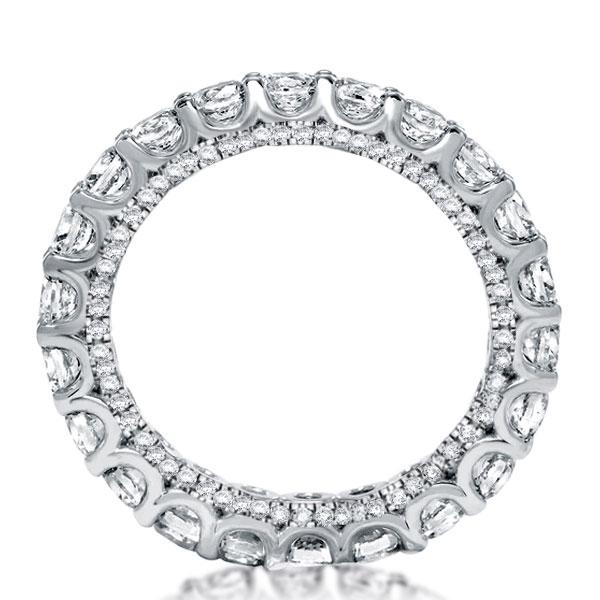 

Italo Eternity Round Created White Sapphire Wedding Band