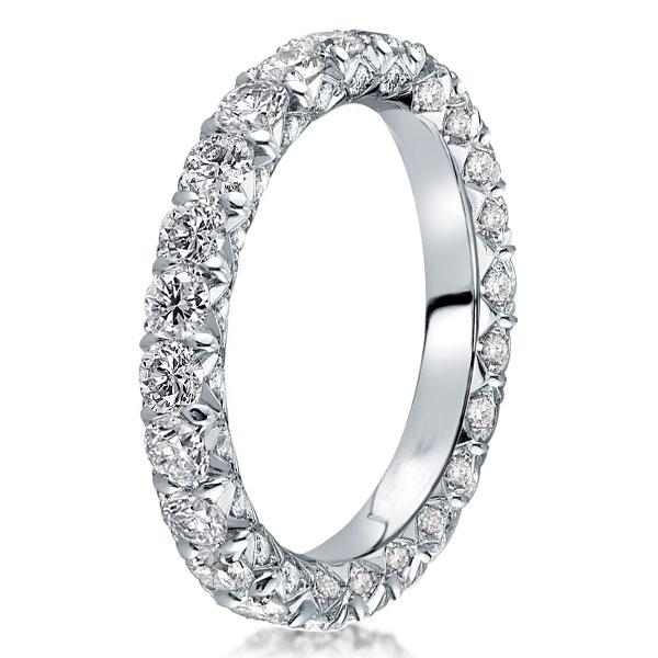 

Italo Eternity Created White Sapphire Wedding Band