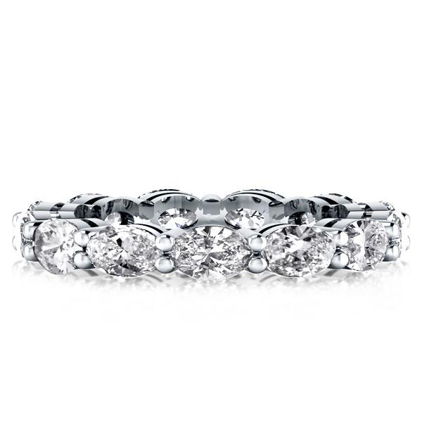 

Eternity Oval Created White Sapphire Wedding Band