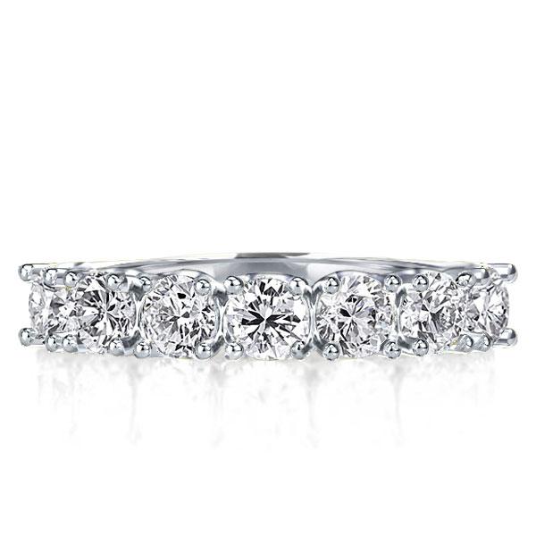 

Italo Half Eternity Created White Sapphire Wedding Band