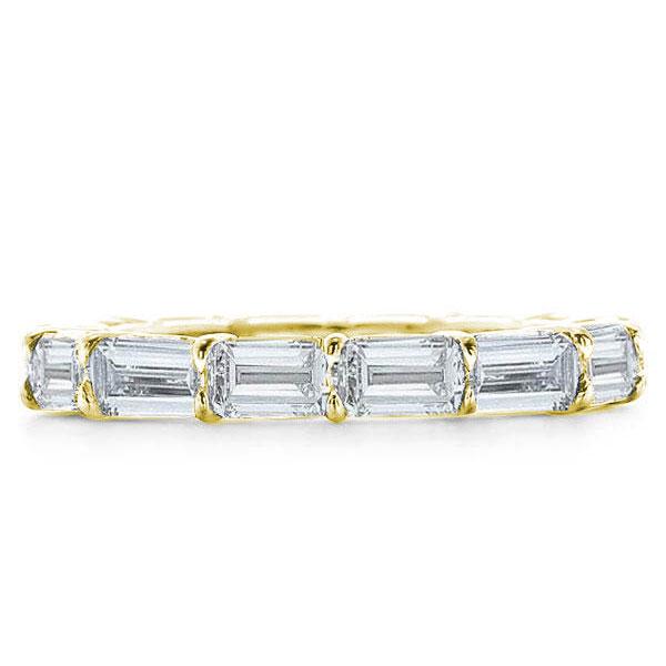 

Golden Baguette Eternity Wedding Band(3.20 CT. TW.), White