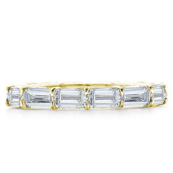 

Golden Baguette Eternity Wedding Band(3.20 CT. TW.), White