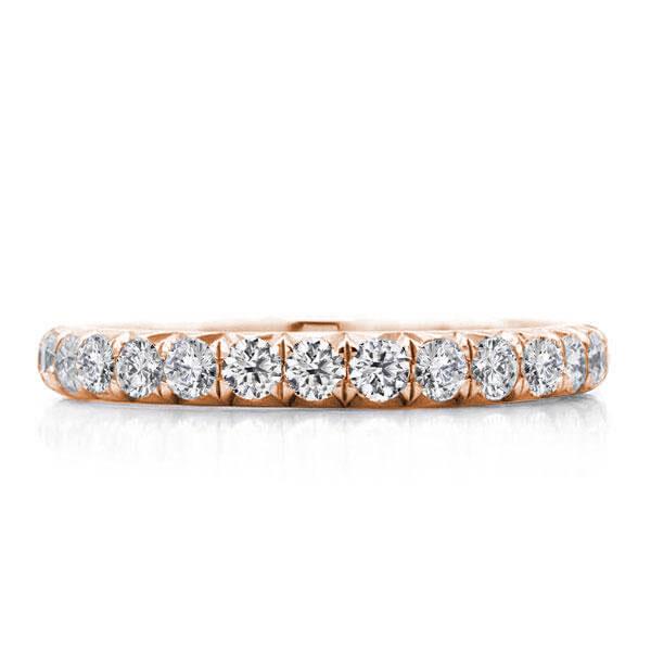 

Rose Gold Eternity Wedding Band(0.75 CT. TW.), White