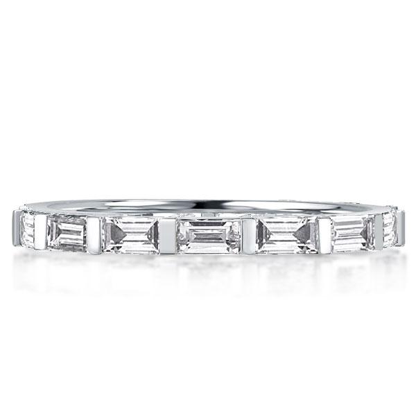 

Baguette Bar Setting Eternity Wedding Band(2.65 CT. TW.), White