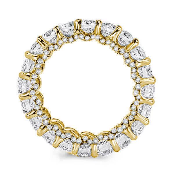 

Golden Eternity Created White Sapphire Wedding Band