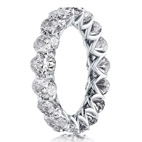 

Eternity Oval Created White Sapphire Wedding Band(6.00 CT. TW)