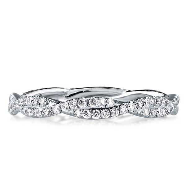 

Classic Twist Created White Sapphire Wedding Band(1.25 CT. TW.)