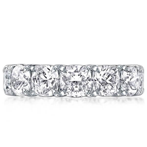 

Eternity Crescent Design Cushion Wedding Band (1.30CT. TW.), White