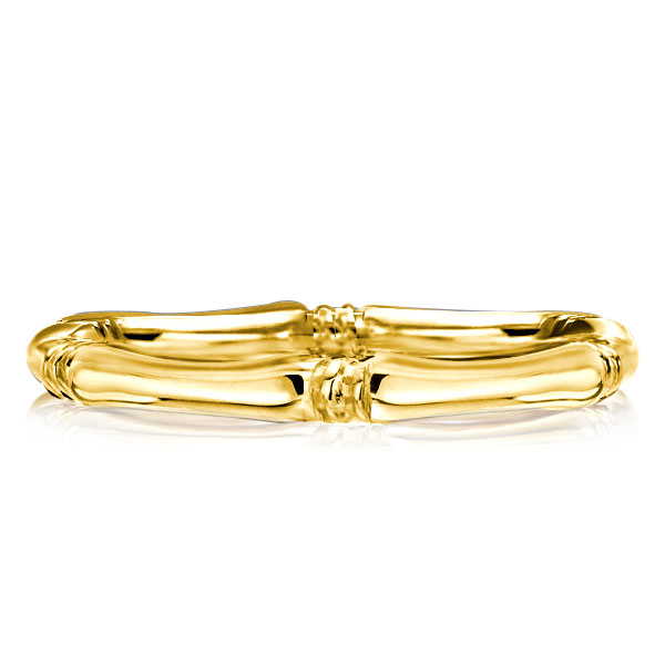 Golden Bamboo Design Wedding Band от Italojewerly WW