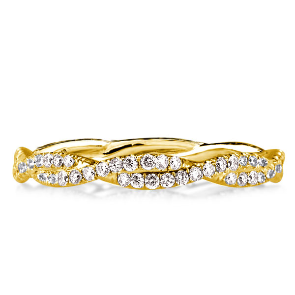 

Golden Twist Wedding Band(1.25 CT. TW.), White