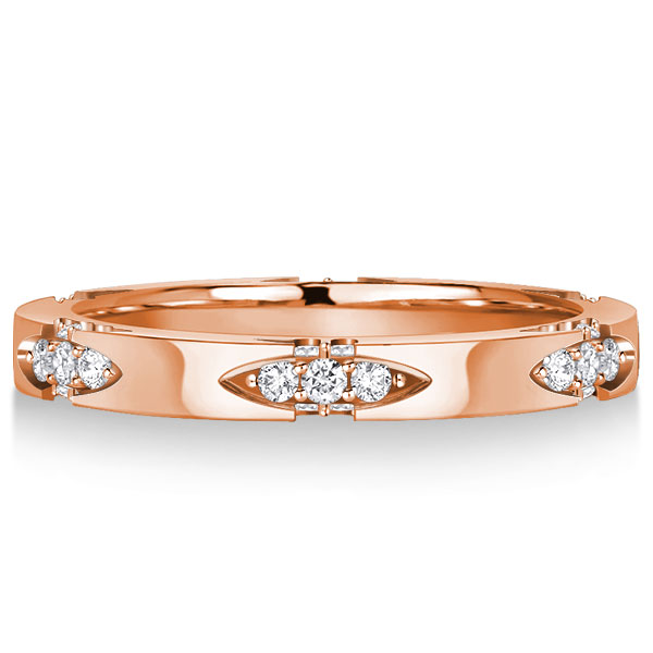 

Italo Unique White Sapphire Lacie Wedding Band Lacie Ring