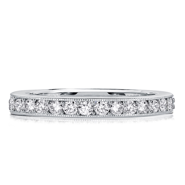 

Italo Eternity Channel Setting Wedding Band(0.93 CT. TW.), White