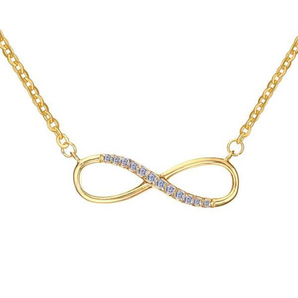 

Italo Infinity Created White Sapphire Pendant Necklace