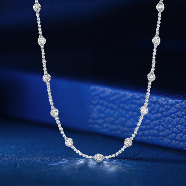 ピアス xte Sfera Media (2pcs) 4BNY584 Red, White Cubic Zirconia & Lab Created Blue Spinel Rhodium