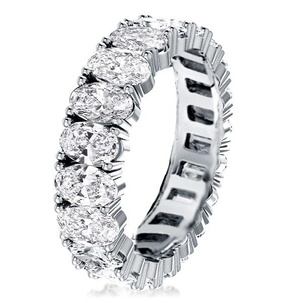 

Italo Eternity Created White Sapphire Wedding Band