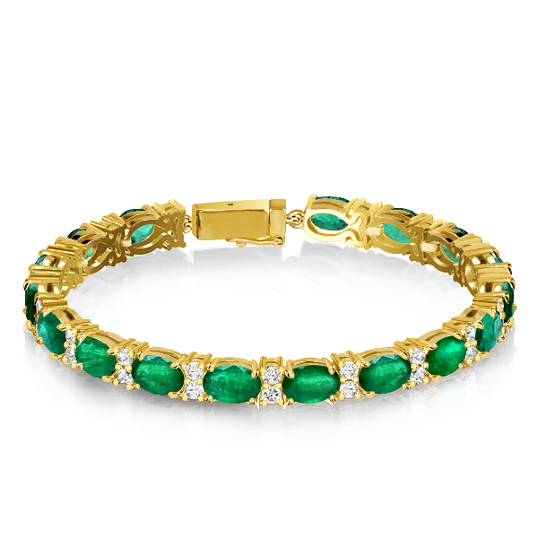

Gold Bracelet For Women Sterling Silver Bracelet Tennis Bracelet, White