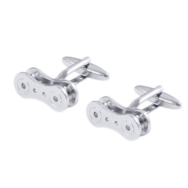 

Italo Bicycle Chain Cufflinks, White