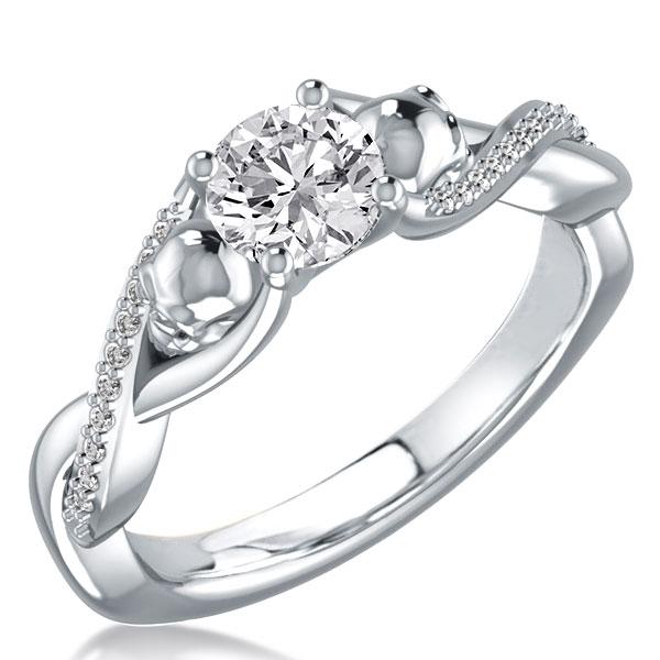 

Italo Skull Ring Unique Engagement Ring Affordable, White