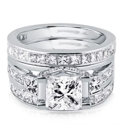 Bezel Set Engagement Ring