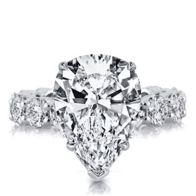 Pear Shaped Eternity Ring