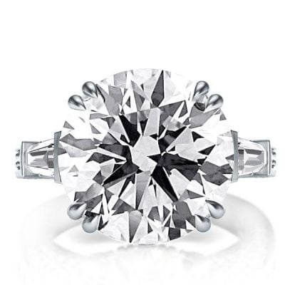 White Sapphire Wedding Rings