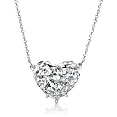 Heart Cut Pendant Necklace